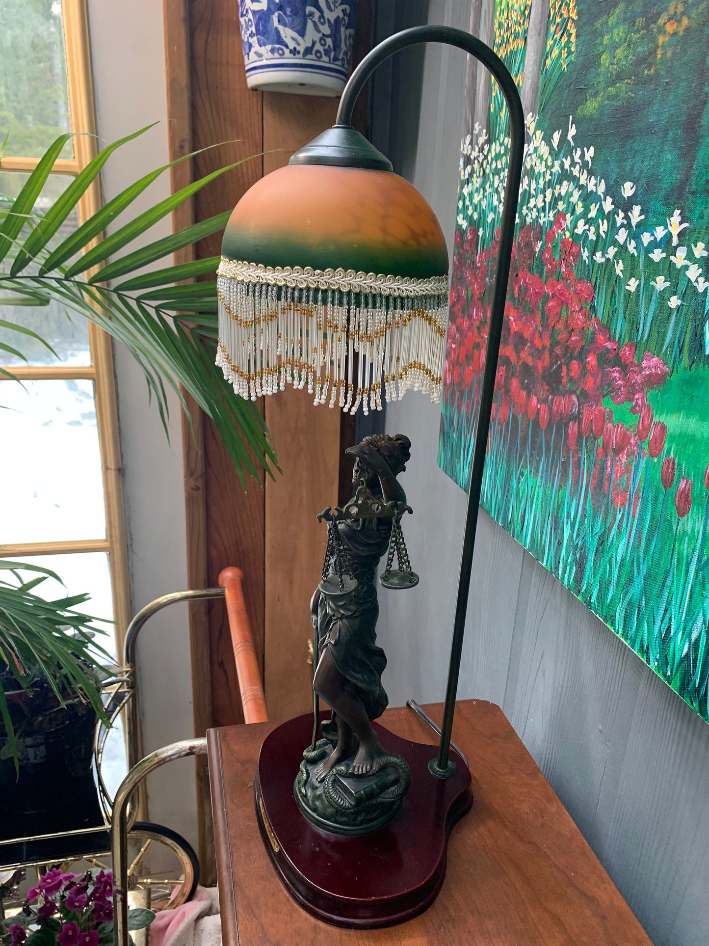 Fabulous Justice Lamp! 24 inches tall works great.