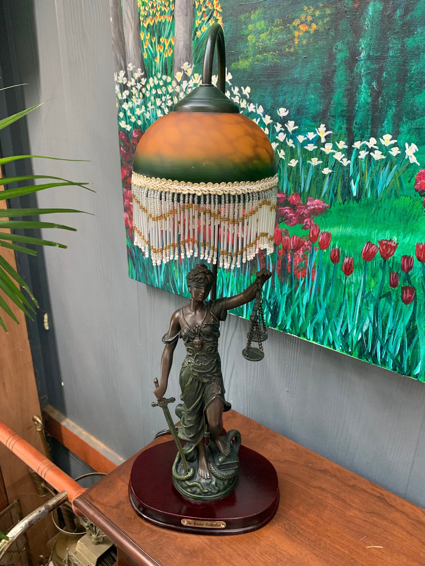 Fabulous Justice Lamp! 24 inches tall works great.