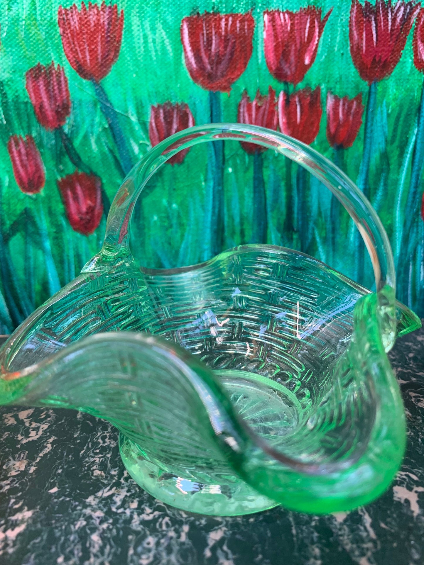 Collectible Vintage glass grab bag.