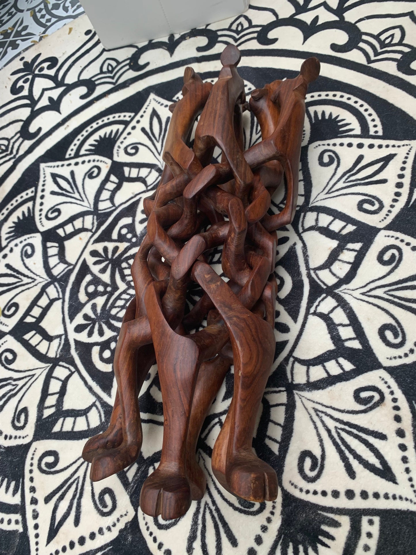 Amazing 6 Headed Hand Craved Camel folding stand/table